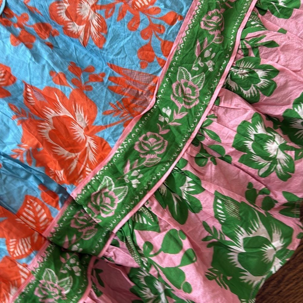 Anthropologie Sleeves V Neck Dress by Farm Rio - Picture 5 of 6